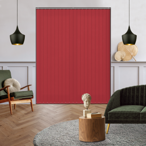 Origin Bright Red Vertical Blinds