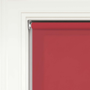 Origin Bright Red White Bottom Bar Cordless Roller Blinds Product Detail
