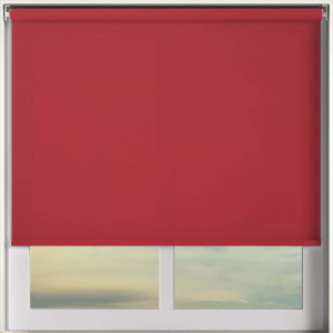 Origin Bright Red Cordless Roller Blinds Frame