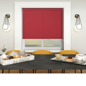 Origin Bright Red Roller Blinds