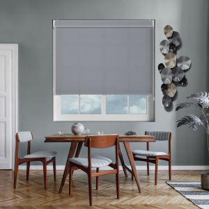 Origin Cathedral Grey Pelmet Roller Blinds