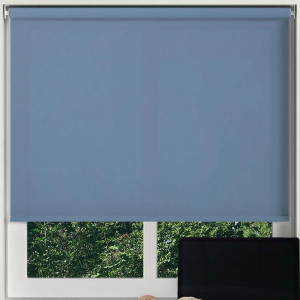 Origin Dusky Blue Cordless Roller Blinds Frame