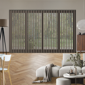 Origin Havana Replacement Vertical Blind Slats Open