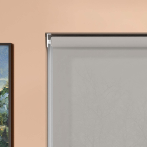 Origin Hopsack Chrome Bottom Bar Cordless Roller Blinds Product Detail