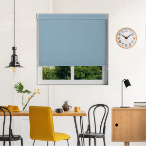 Origin Pastel Blue Pelmet Roller Blinds