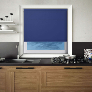 Origin Rich Blue Cordless Roller Blinds