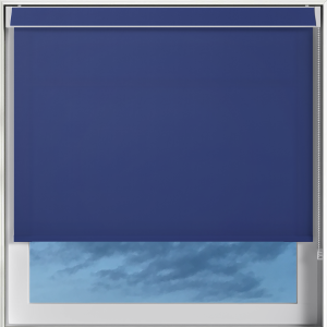 Origin Rich Blue Pelmet Roller Blinds Frame