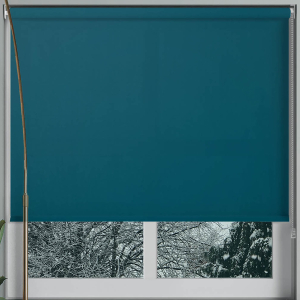 Origin Rich Teal Roller Blinds Frame