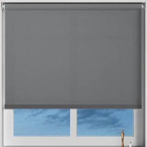 Origin Rock Grey Anthracite Bottom Bar Cordless Roller Blinds Frame