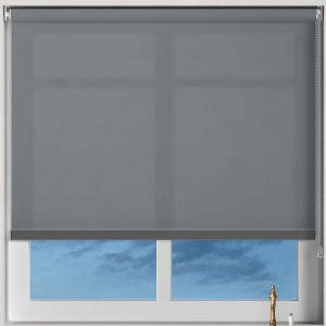 Origin Rock Grey Anthracite Bottom Bar Roller Blinds Frame
