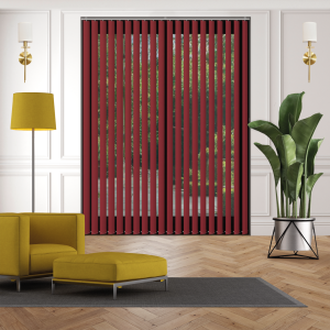 Origin Ruby Vertical Blinds Open