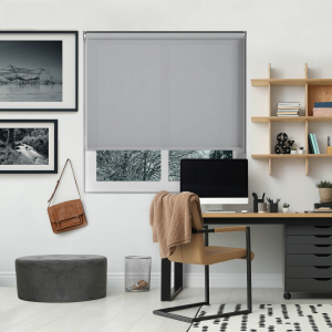 Origin Stratus Grey Roller Blinds