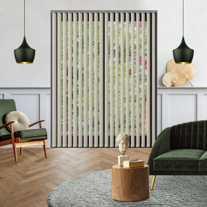 Origin Tea Cup Vertical Blinds Open