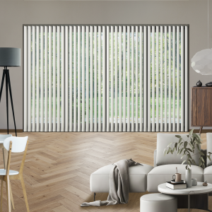 Origin White Replacement Vertical Blind Slats Open