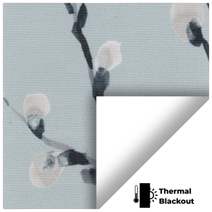 Osier Blue Pelmet Roller Blinds Scan