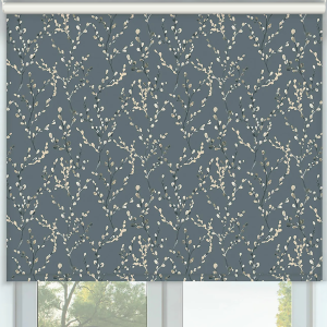 Osier Cool Blue Cordless Roller Blinds Frame