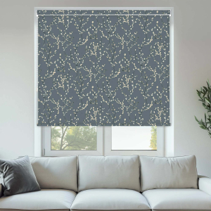 Osier Cool Blue No Drill Roller Blinds
