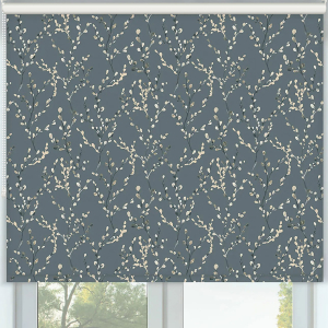 Osier Cool Blue Roller Blinds Frame