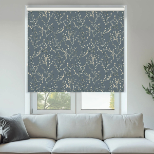 Osier Cool Blue Roller Blinds