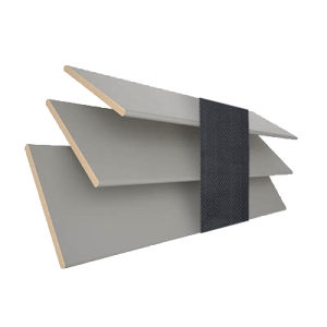 Pavillion with Dusk Tape Wood Venetian Blinds 3 Slats