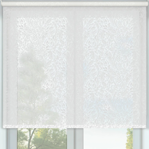 Petal White Cordless Roller Blinds Frame