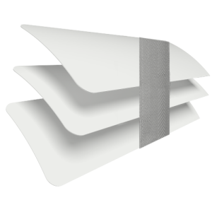 Platinum Beam with Lunar Tape Venetian Blinds Slats