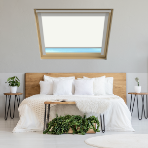 Pure White (BLACKOUT) Keylite Roof Window Blinds
