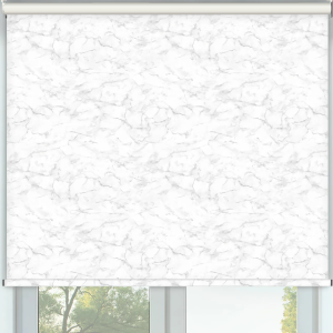 Quartz Silver Cordless Roller Blinds Frame