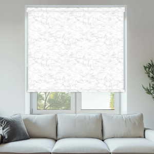 Quartz Silver No Drill Roller Blinds