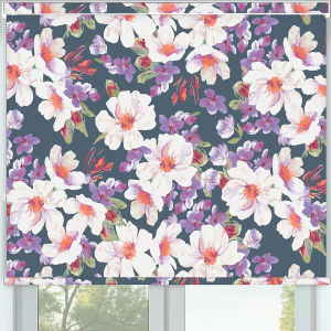 Renoir Bloom Pelmet Roller Blinds Frame