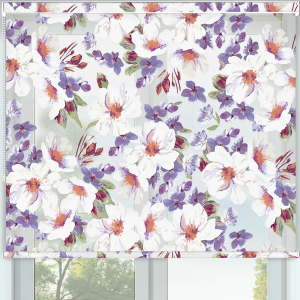 Renoir Flower No Drill Roller Blinds Frame
