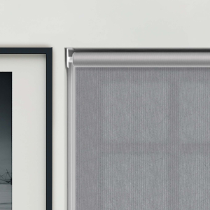 Ribbon Solar Pewter Roller Blinds Product Detail