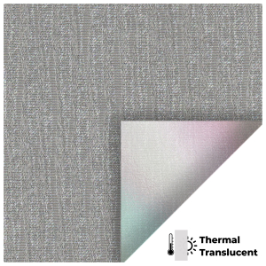 Ribbon Solar Pewter Vertical Blinds Hardware