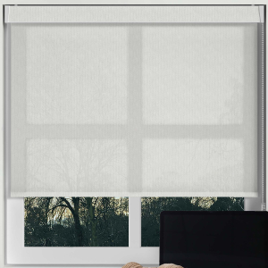 Ribbon Solar White No Drill Blinds Frame