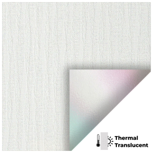 Ribbon Solar White Vertical Blinds Hardware