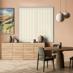 Roko Cream Vertical Blinds