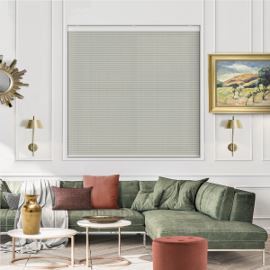 Sable Olive Green Cordless Honeycomb Pleated Blind Closed