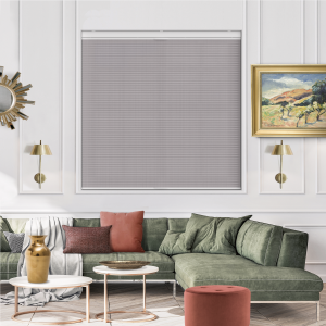 Sable Taupe Cordless Top Down Bottom Up Honeycomb Pleated Blind Open