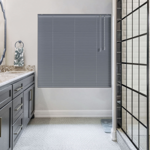 Scratched Steel Venetian Blinds