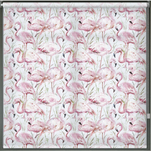 Serena Pink Roller Blind Cropped Image