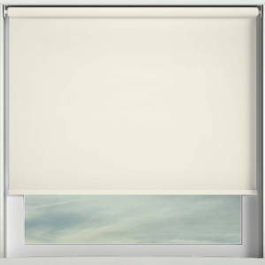 Shower Safe Butter Cream Cordless Roller Blinds Frame