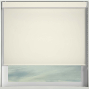 Shower Safe Butter Cream Pelmet Roller Blinds Frame