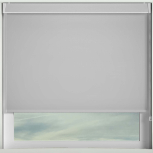 Shower Safe Light Grey No Drill Blinds Frame