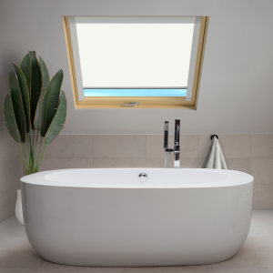 Shower Safe Linen (BLACKOUT) Aurora Roof Window Blinds