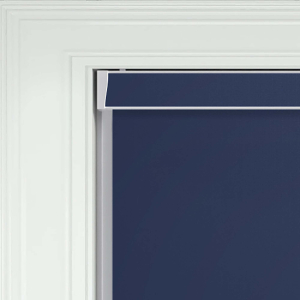 Shower Safe Navy Pelmet Roller Blinds Product Detail