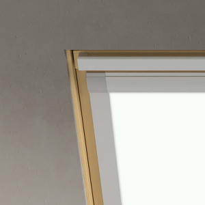 Shower Safe White (BLACKOUT) Keylite Roof Window Blinds Detail