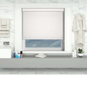 Shower Safe White No Drill Blinds