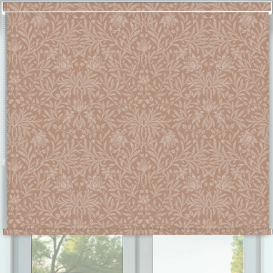 Sienna Terracotta No Drill Roller Blinds Frame