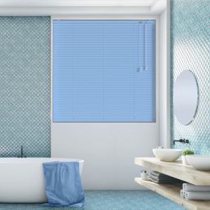 Sky Blue Venetian Blinds
