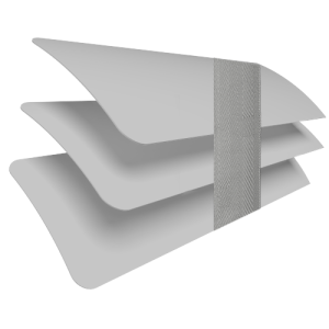 Smoky Ash with Lunar Tape Venetian Blinds Slats